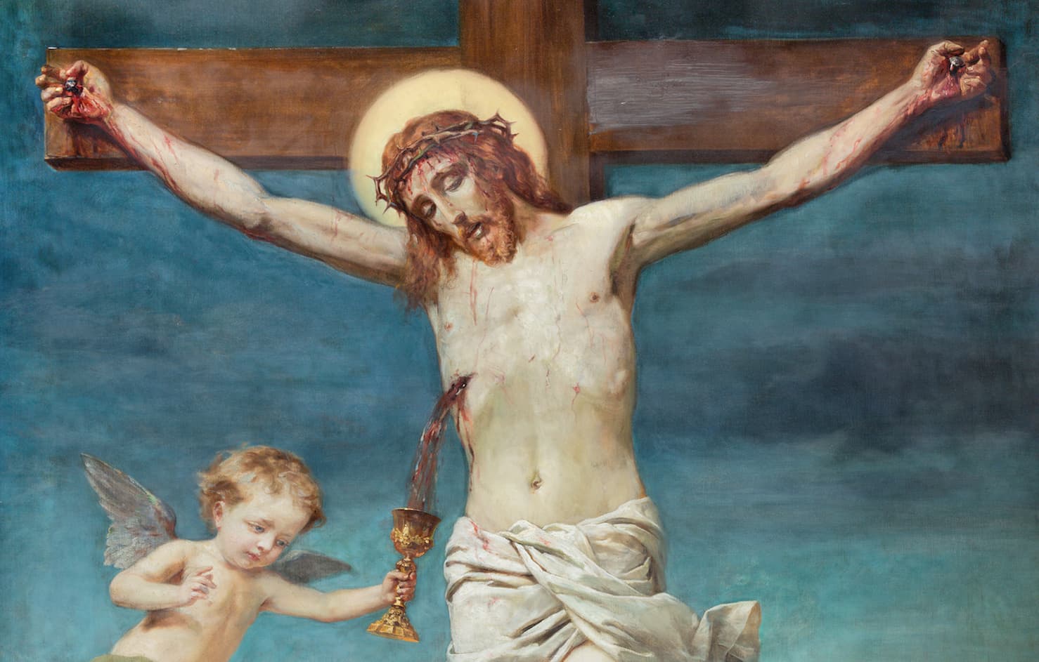 precious blood of jesus from the cross