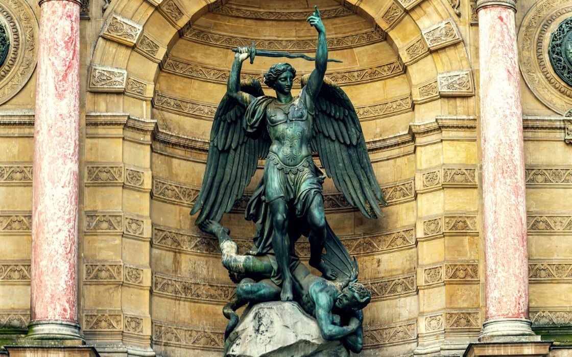 saint michael statue