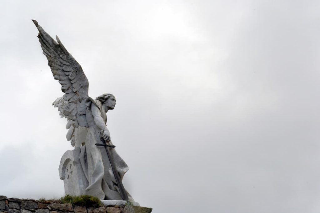 saint michael the archangel statue