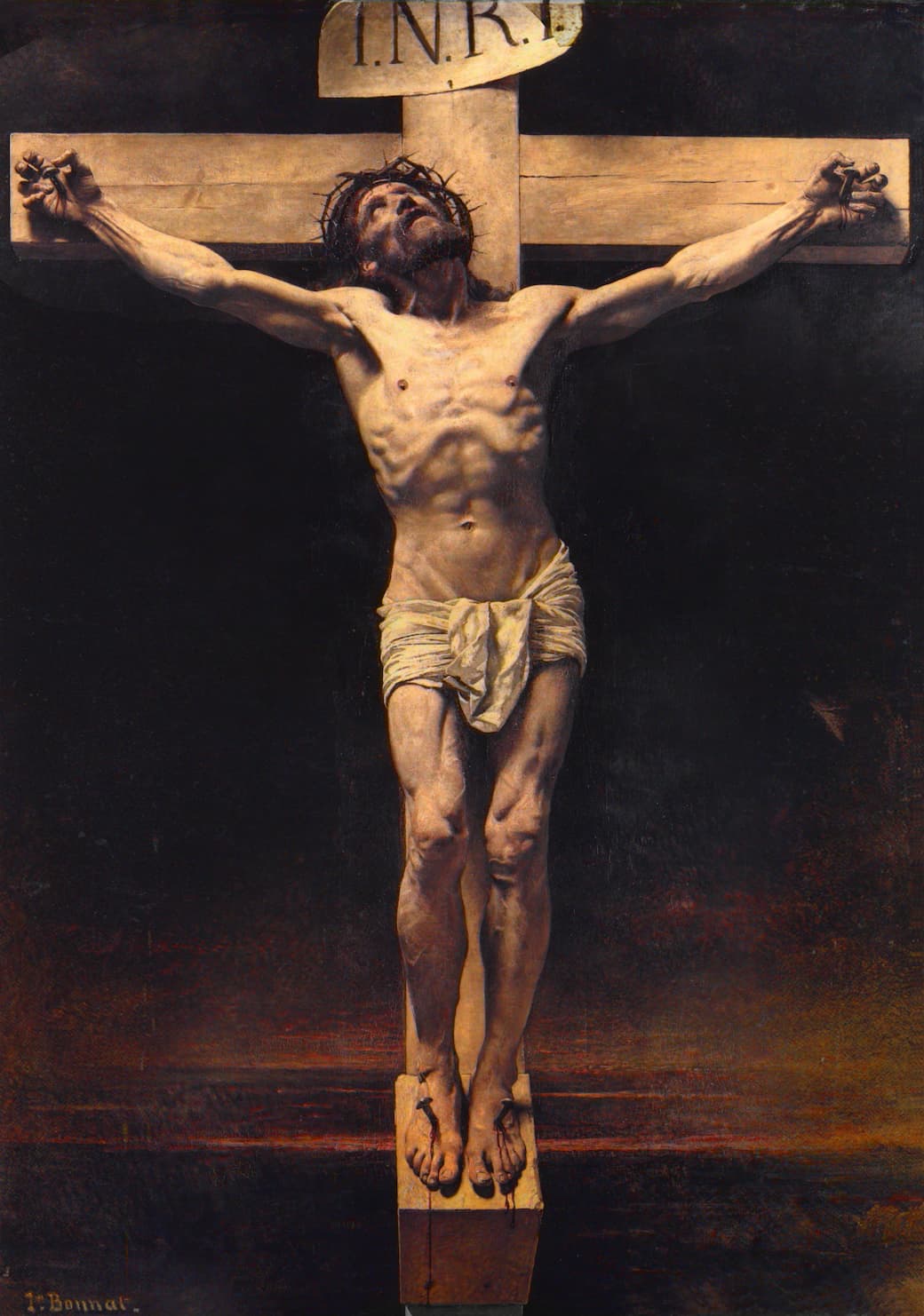 bonnat, christ on the cross