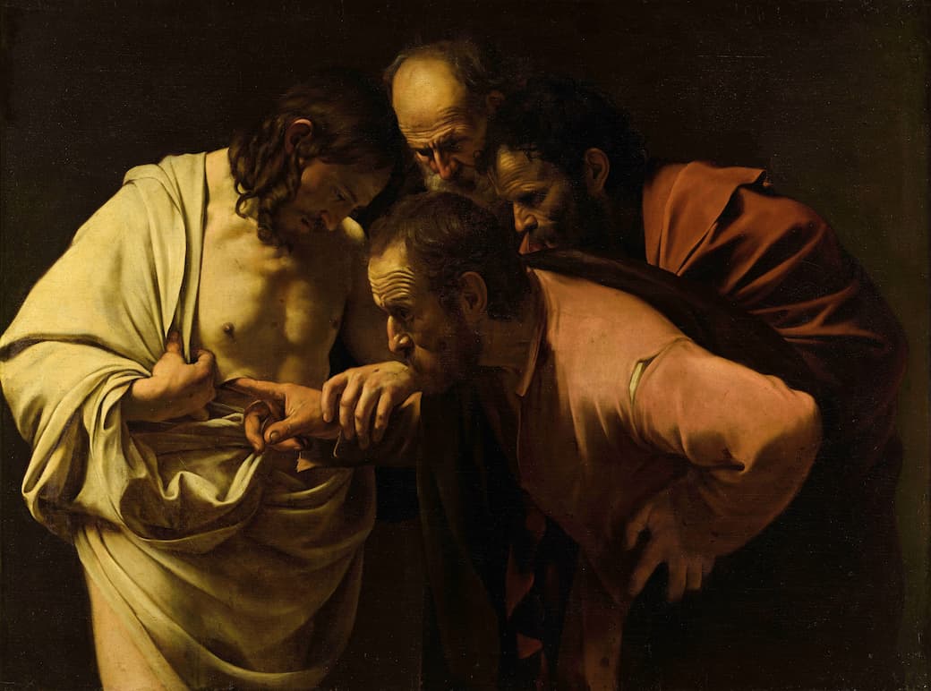 caravaggio, incredulity of st thomas