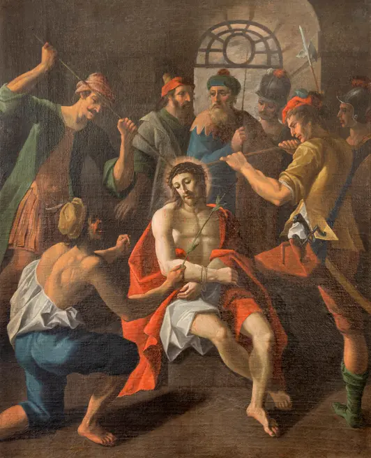 Crowning with thorns