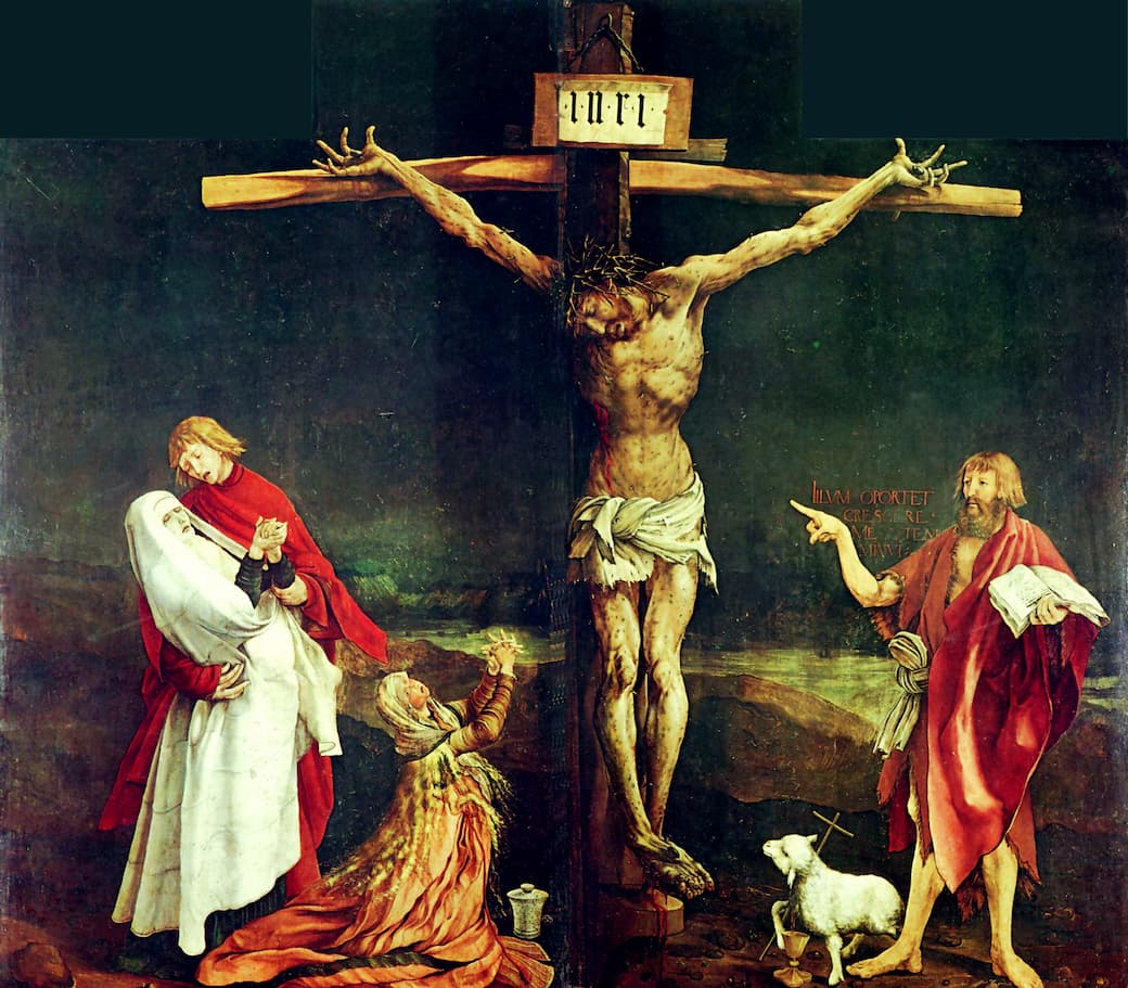 grünewald, isenheim crucifixion
