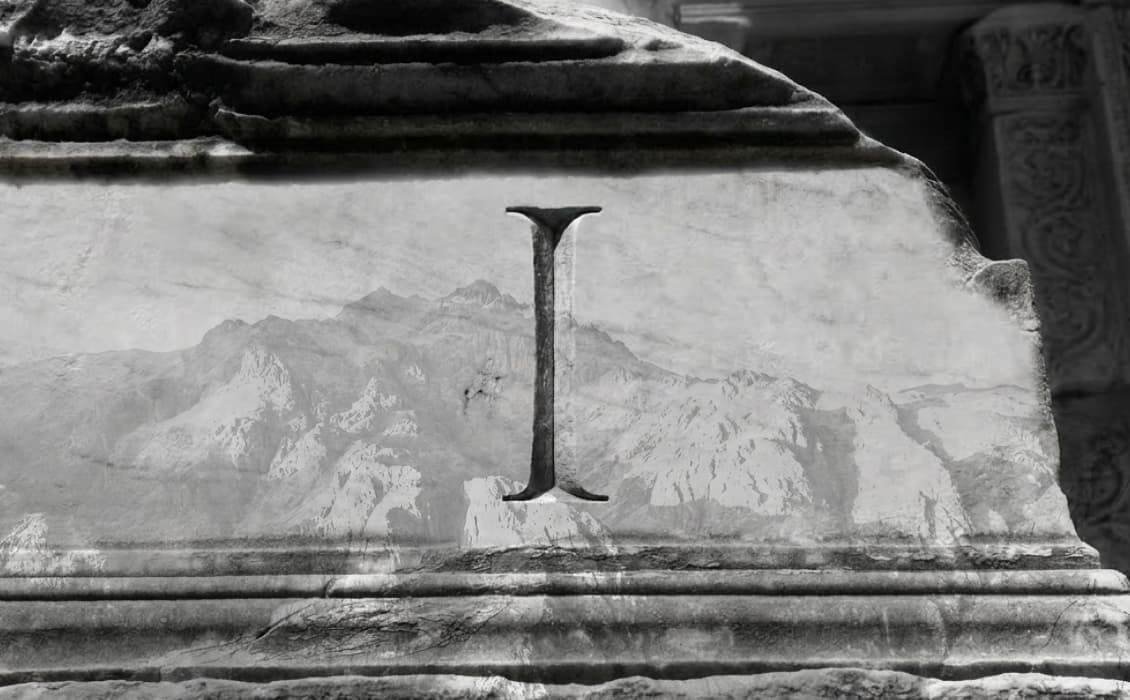 first commandment stone engraving