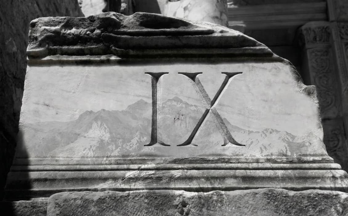ninth commandment stone engraving