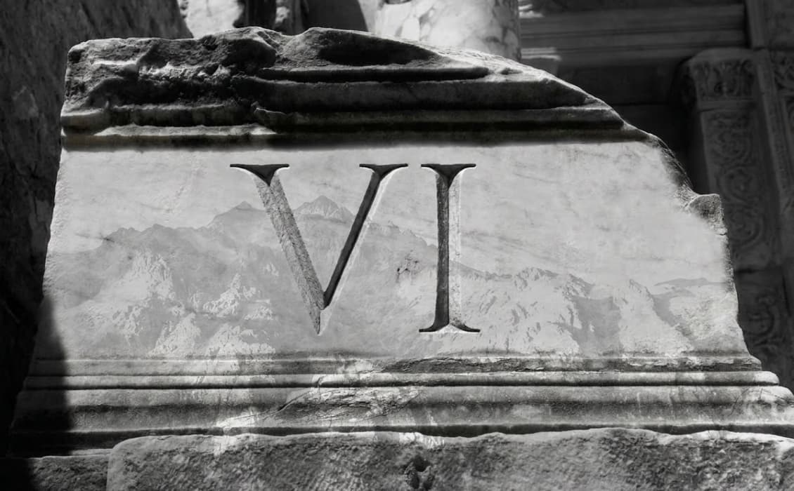 sixth commandment stone engraving