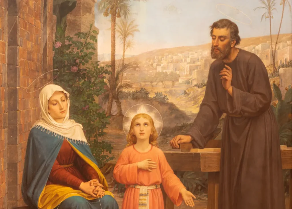 catholic prayer for peace in the family — the holy family of nazareth