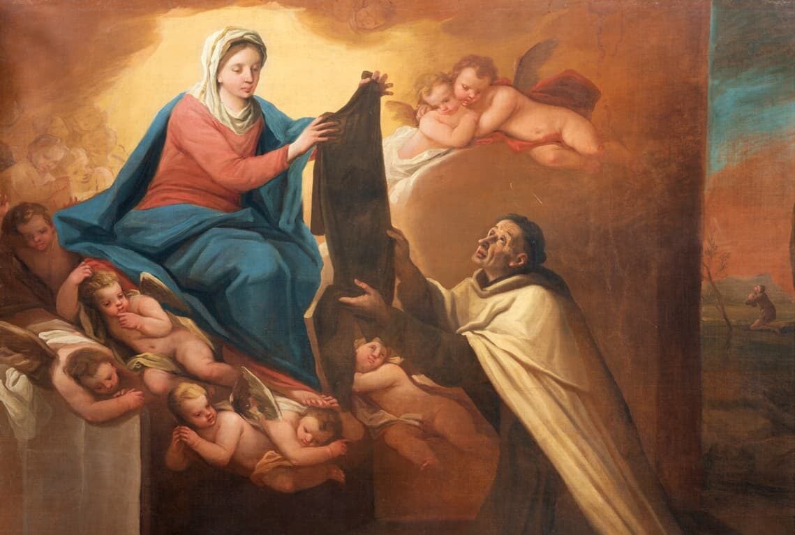brown scapular enrollment our lady of mount carmel