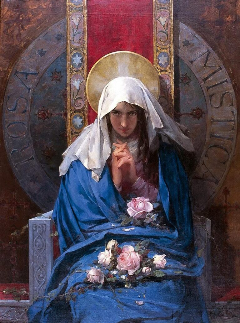 rosa mystica painting