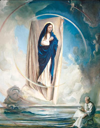 the woman clothed with the sun image